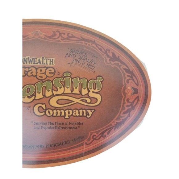 BROOKPARK LARGE MELMAC PLATTER COMMONWEALTH BEVERAGES DISPENSING CO. - Picture 5 of 11